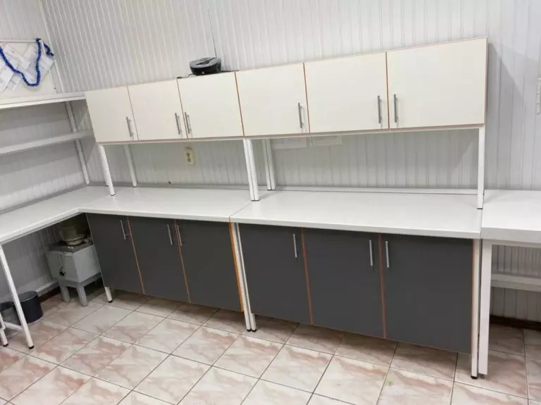 Лабораторный стеллаж наставной химический НС-08