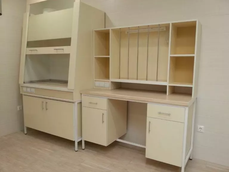 Лабораторный стеллаж наставной титровальный НСТ-04