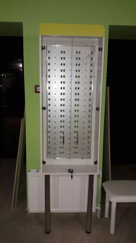 Витрина для оптики панельная