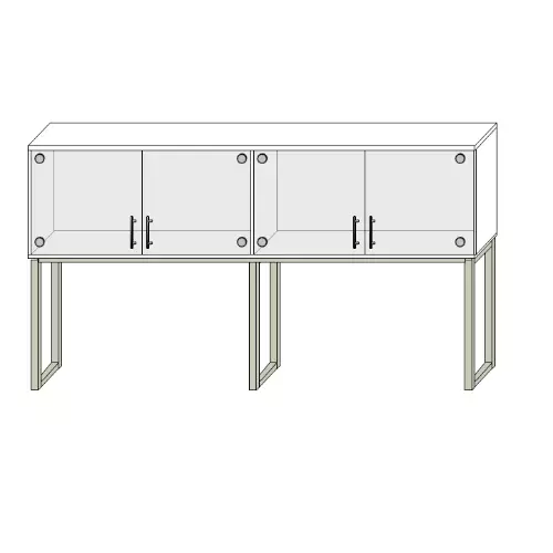 Лабораторный стеллаж наставной химический НС-09