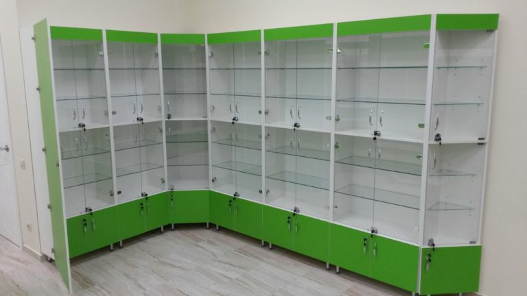 Аптечная витрина угловая ВАУ 04