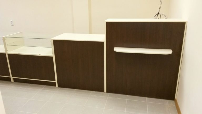Кассовый прилавок торговый низкий КПТ-01